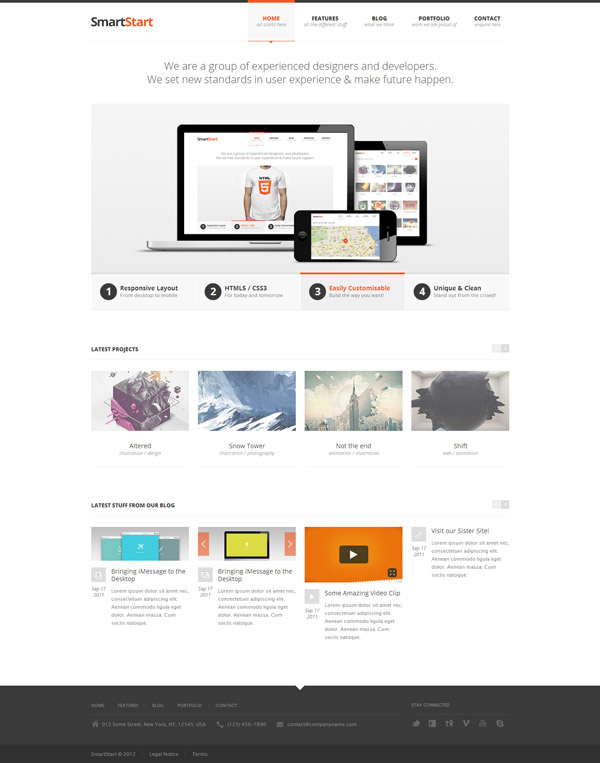 Blogify - Personal Blog Responsive Html5 Template Free