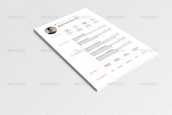 20   creative resume templates for printing