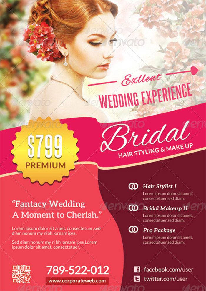 15 + Incomparable Wedding Flyer Templates