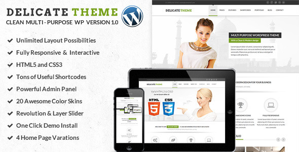 Delicate Multipurpose Theme