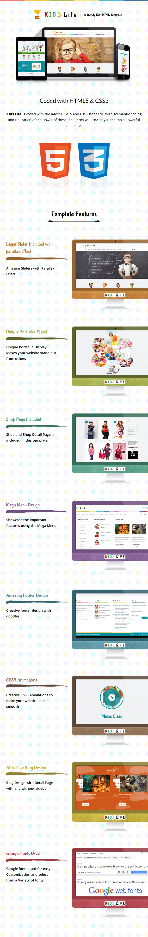 Kids Life - Children HTML Template - 2
