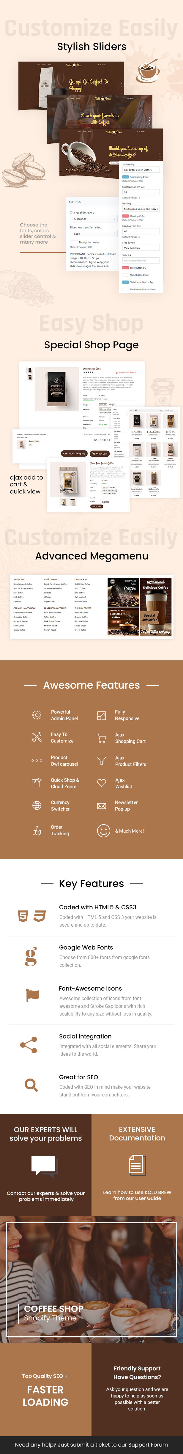 KoldBrew - Coffee Shop Shopify Theme - 1