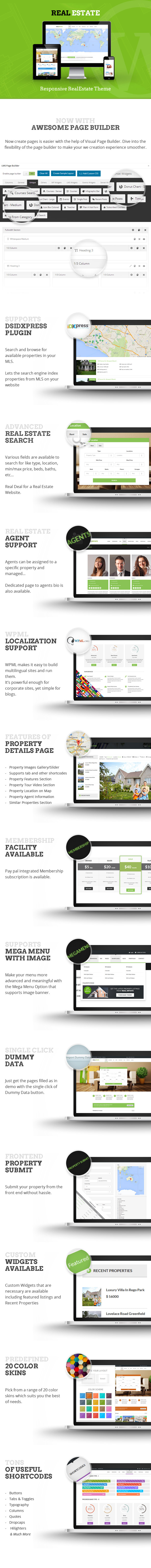 Real Estate WordPress Theme - 1