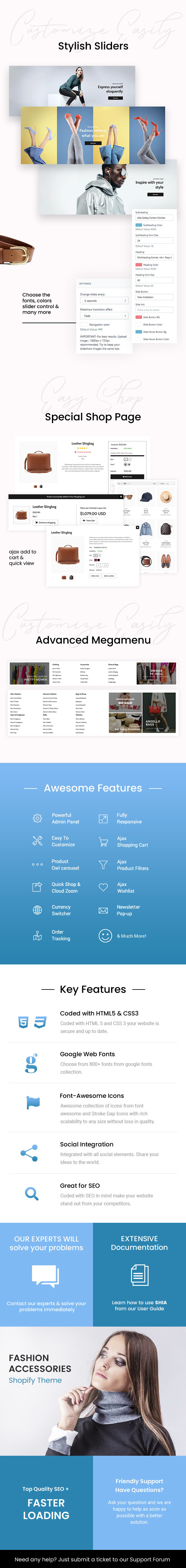 Shia - Modern, Simple Shopify Theme - 1