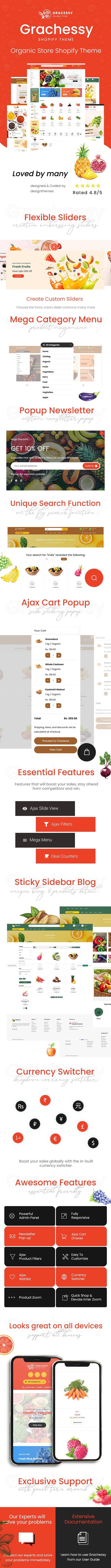 Gracessy | Grocery Multipurpose Shopify Theme - 1