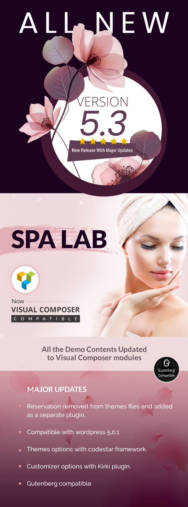 Spa Lab | Beauty Salon, Spa WordPress Theme - 1